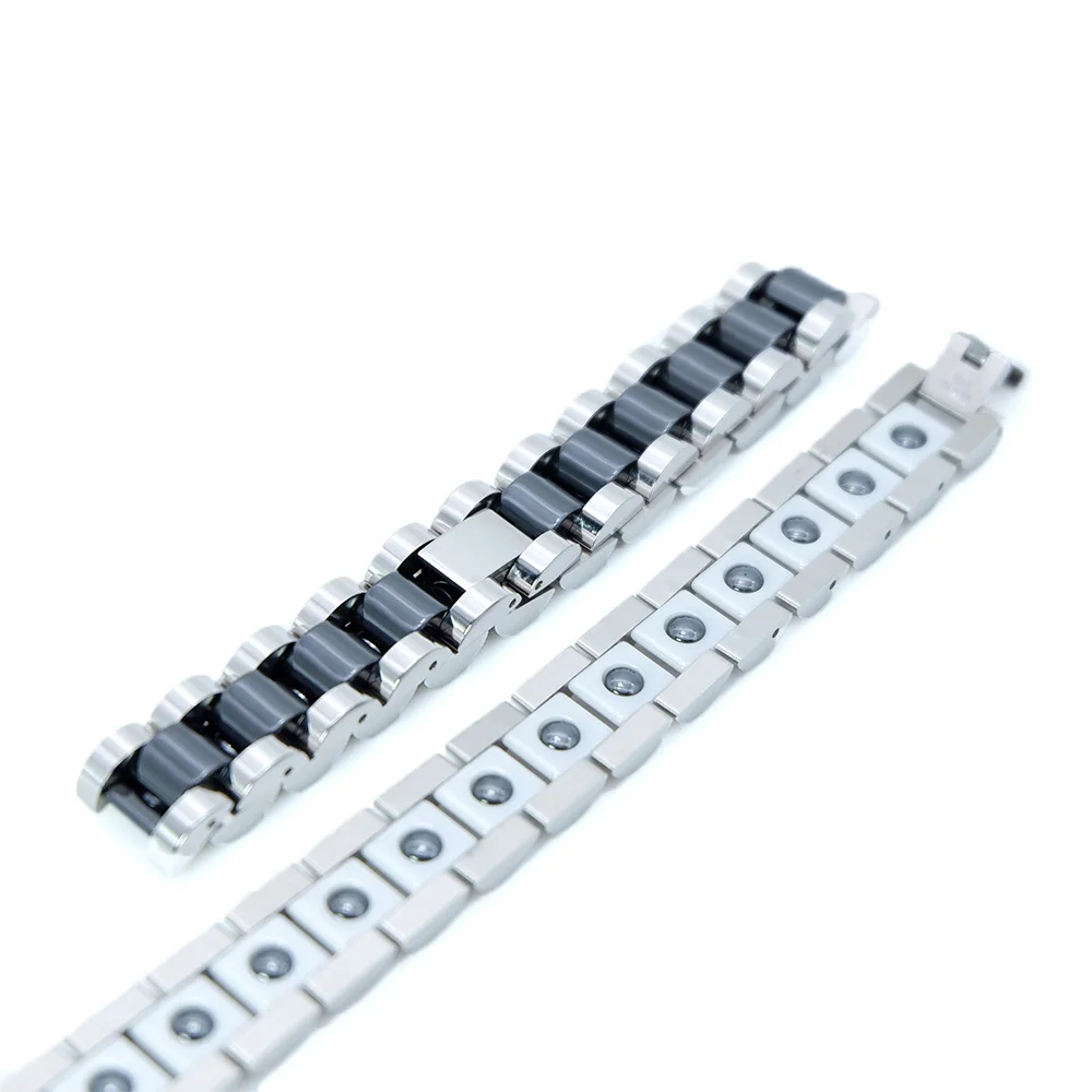Ceramic bracelet Stainless steel Women's bracelet Wholesale fashion jewelry High quality custom made bracelet
Ceramic bracelet Stainless steel Women's bracelet Wholesale fashion jewelry High quality custom made bracelet
