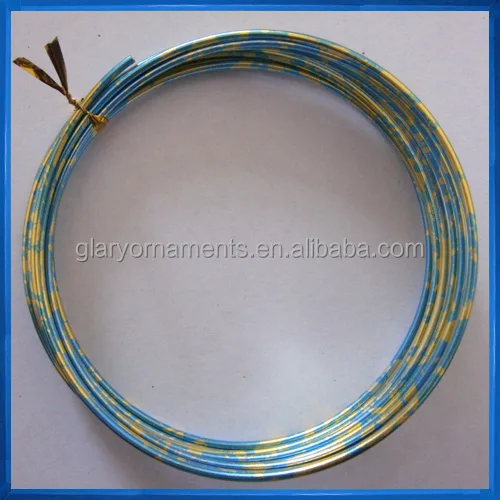 Bicolor anodized aluminum wire,fil aluminium