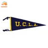 Small size triangle pennant school flags for sports