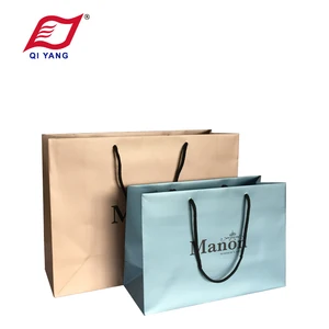 wholesale customized guess craft gift paper bag with handles