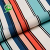 Cheap soft woven striped crepe printed high twisted chiffon poly georgette fabric