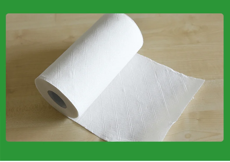 Wholesale Chinese 2 ply Disposable Soft & White Kitchen Cleaning Paper Towels with 12 Rolls