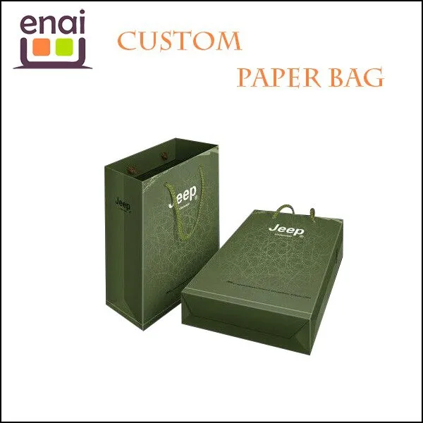 paper customized design shopping bag with printing for gift