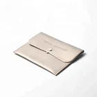 Promotion Fashion Handmade Printed suede envelope jewelry leather pouch