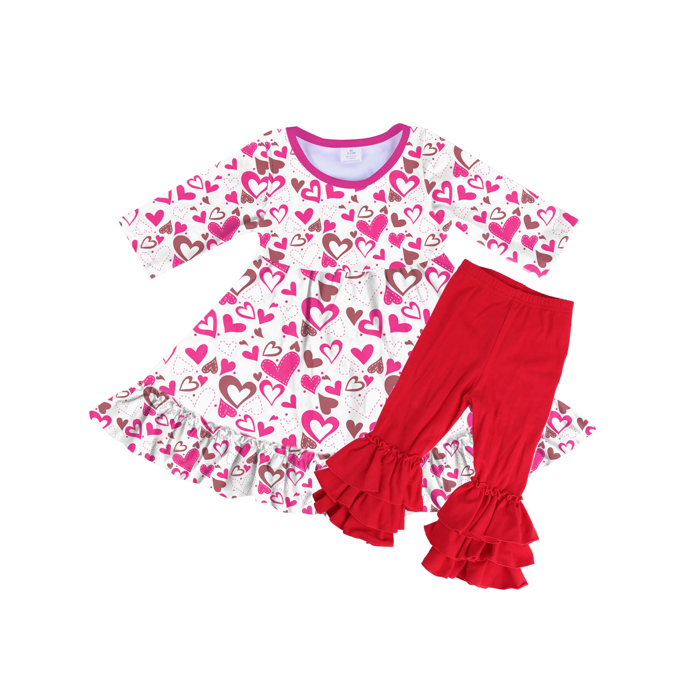 Hot sale girl blousebaby valentine ruffled dress tops love milk silk high quality Valentine's Day baby girl outfit, Picture
Hot sale girl blousebaby valentine ruffled dress tops love milk silk high quality Valentine's Day baby girl outfit, Picture