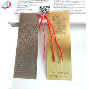 customize best price metal bookmark for gifts,popular etching