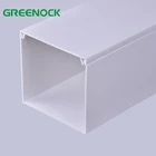 Extrusion plastic cable duct pvc electric trunking with high quality trunking pipe price list in india