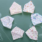 Carton 100% cotton printed bandana with oem service baby bibs