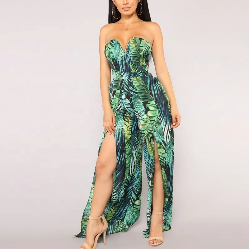 Women's Tube Top V-neck Summer Jumpsuit With Long Pants One Piece Jumpsuit Sleeveless, Green/customized
Women's Tube Top V-neck Summer Jumpsuit With Long Pants One Piece Jumpsuit Sleeveless, Green/customized