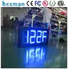 led wall clock seven segment led display 2 numbers baby room thermometer