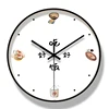 Fresh and lovely characteristics of the home metal wall clock