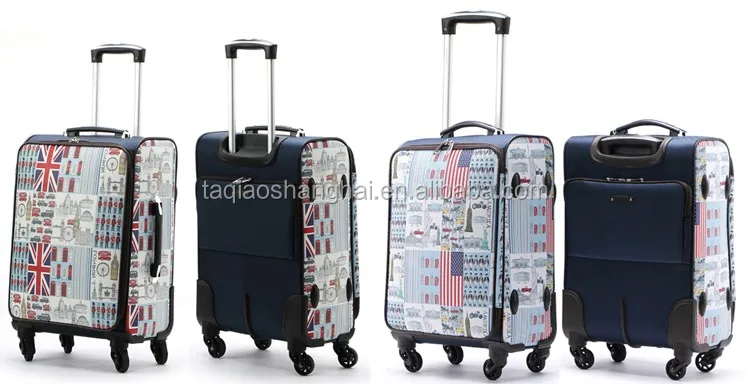 Pilot Case Trolley Bag Laptop Business Travel Weekend Bag Black