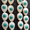 Fashion Mother of pearl shell turkey marquise evil eye beads