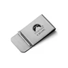 Custom single blank metal stainless steel two layers money clip wholesale