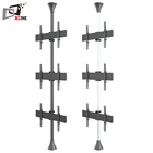 New Products Triple Vertical Wall Mount LCD TV Stand