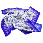 Mobile App Custom Designer OEM Small Order Custom Printed Wholesale Twill 100% Silk Scarves Wholesale