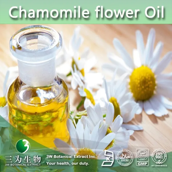 100% natural chamomile flower oil | chamomile oil | chamomile