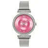 quartz women diamond watch custom logo 2019 new popular item silver wristwatch