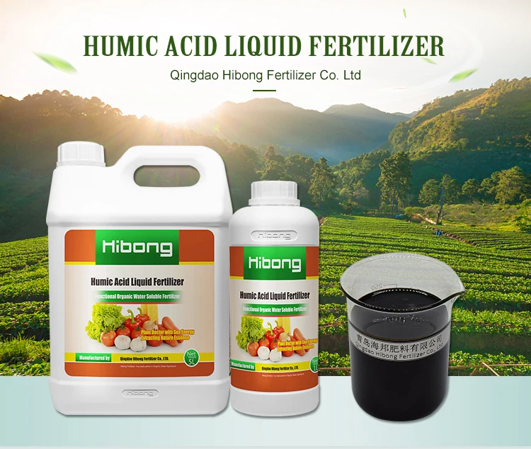 High quality liquid manufacturer for fruit trees fertilizers organic humic acid