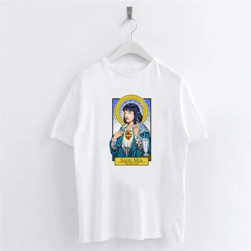 Saint Mia Image Print Women T Shirt Short Sleeve O Neck White Casual T Shirt Tee Top Female for Wholesale and Dropship
Saint Mia Image Print Women T Shirt Short Sleeve O Neck White Casual T Shirt Tee Top Female for Wholesale and Dropship
