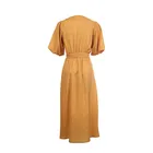 Women ladies casual summer short sleeve chiffon dresses latest office pencil dress