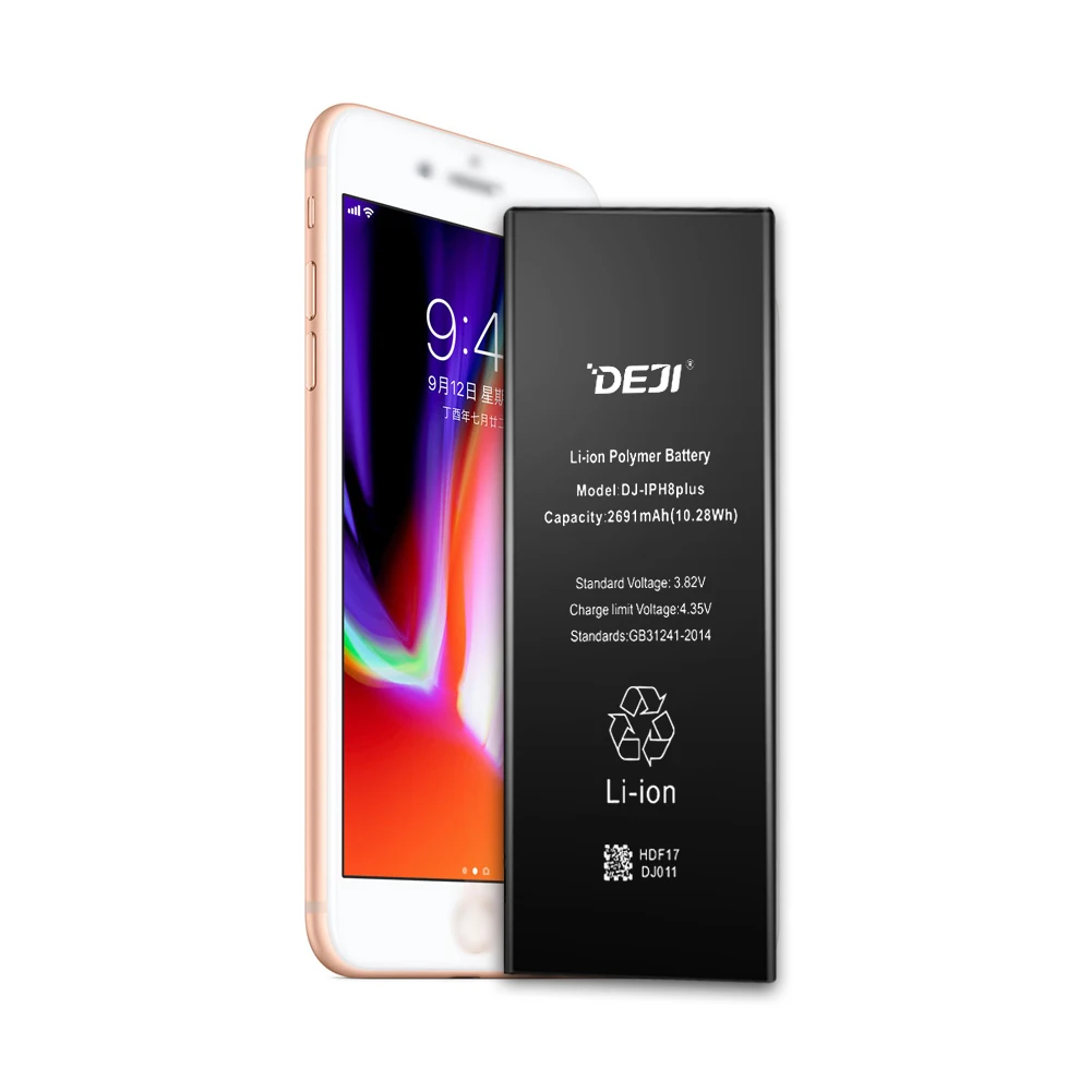 China manufacturer wholesale rechargeable battery 2691mAh Mobile Phone lithium ion battery For phone 8 plus
China manufacturer wholesale rechargeable battery 2691mAh Mobile Phone lithium ion battery For phone 8 plus