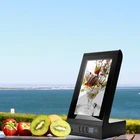 7 Player 7 Inch LCD Screen L Shape Desktop Advertising Player With Power Bank
