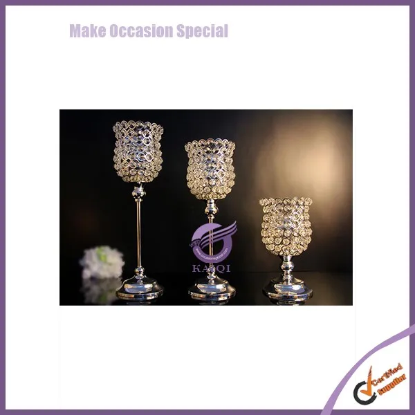 zt01190 wedding crystal tealight ball candle holder crystal