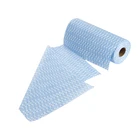 Disposable nonwoven kitchen wipe cleaning cloth with printing