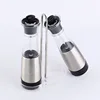 Hot selling round silver pepper mill stainless