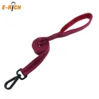 Factory wholesale polyester dual pet dog leash carabiner pet accessories