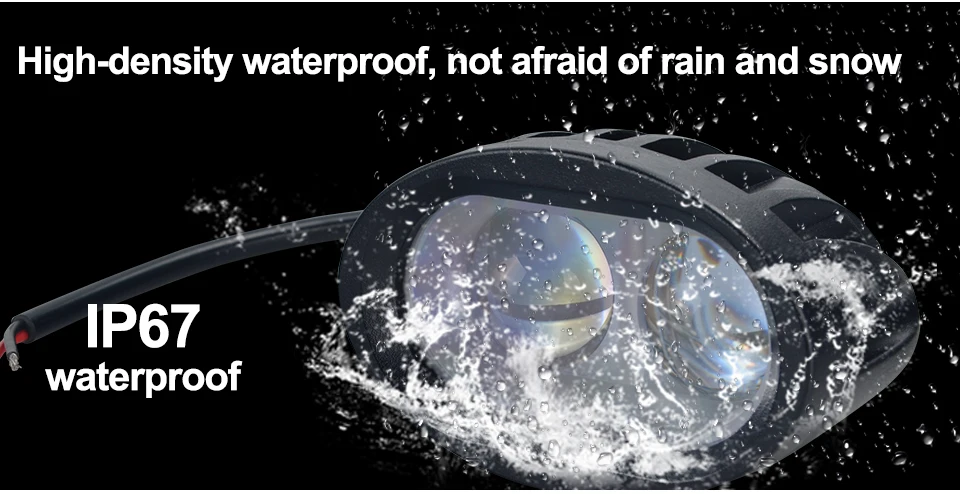  LED Work Light For ATV SUV Motorcycle Truck Boat 20W 12V Car Styling Spotlight Offroad Working Light Night Driving Lighting (7)