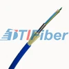 Fiber Optic Cable , Armored Fiber Cable Indoor With LSZH / Steel Tube