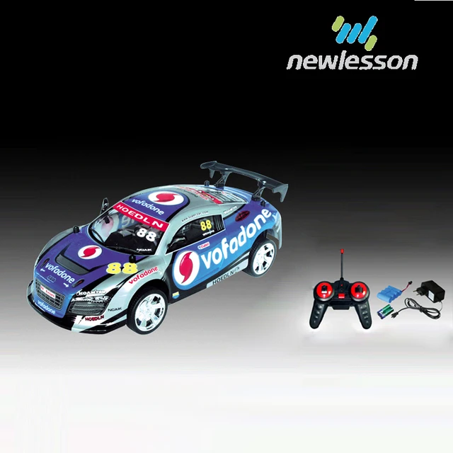 1:18 4 channel pvc car shell racing king radio control model with drift