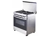 Gas cooker with 5 burner oven