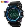 SKMEI 1227 Men Digital Wristwatches Smart Watch Big Dial Fashion Outdoor Sport Watches EL Backlight Waterproof Man Clock
