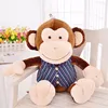 Large stuffed animals smiling monkey soft nice home decorating plush toy