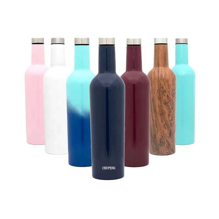 Wine Bottle Insulator Beer Keeper insulated Double Wall Sport Bottle 750ml, Different colors
Wine Bottle Insulator Beer Keeper insulated Double Wall Sport Bottle 750ml, Different colors
