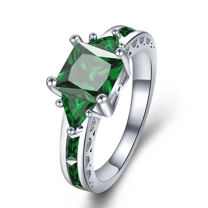 European and American popular personality hot selling European and American emerald zircon ladies ring
European and American popular personality hot selling European and American emerald zircon ladies ring