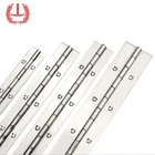 Stainless steel continuous long piano hinge furniture cabinet box