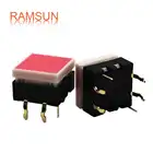 Switch Pushbutton Switches Mass Supply R2901C Pushbutton 12V Right Angle Led Illuminated Tact Switch