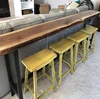 High End Natual Rustic Bar Table Top Pub Cocktail Wooden Home Bar Table
