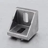 310.04/370.04 Hot selling hardware fasteners matt finish 45x45 angle corner bracket used on profiles