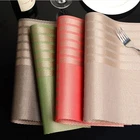 2019 Most Popular Eco-friendly Pvc Printing Dinner Mat Set Table Mats Fashion Style Dining Mat