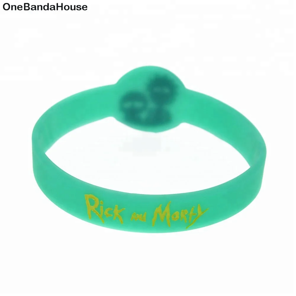 1PC Animated Works Bangles Ricky and Morty Silicone Wristband, Green, blue
1PC Animated Works Bangles Ricky and Morty Silicone Wristband, Green, blue