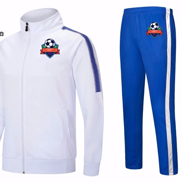 Long sleeve football training suit,autumn&winter men's soccer jacket,quick dry soccer team uniforms