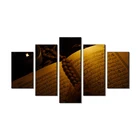 5 Panels Islam Bible Muslim Canvas Painting Poster Prints Framed Wall Art Home Decor For Living Room