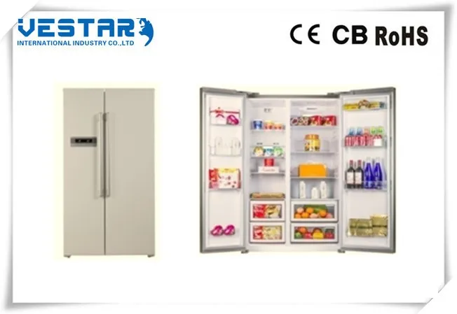 no inverter double side by side refrigerator with ice and water