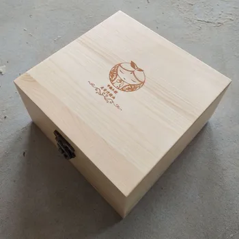 small unfinished wood box