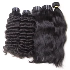 Hair Weaving Raw Remy Virgin Cuticle Aligned Indian Free Samples Cuticle Aligned Raw Remy Unprocessed Indian Virgin Human Hair Weaving Wholesale Temple Hair Indian for Black Women